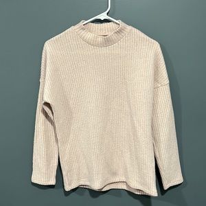 Long sleep pink sweater